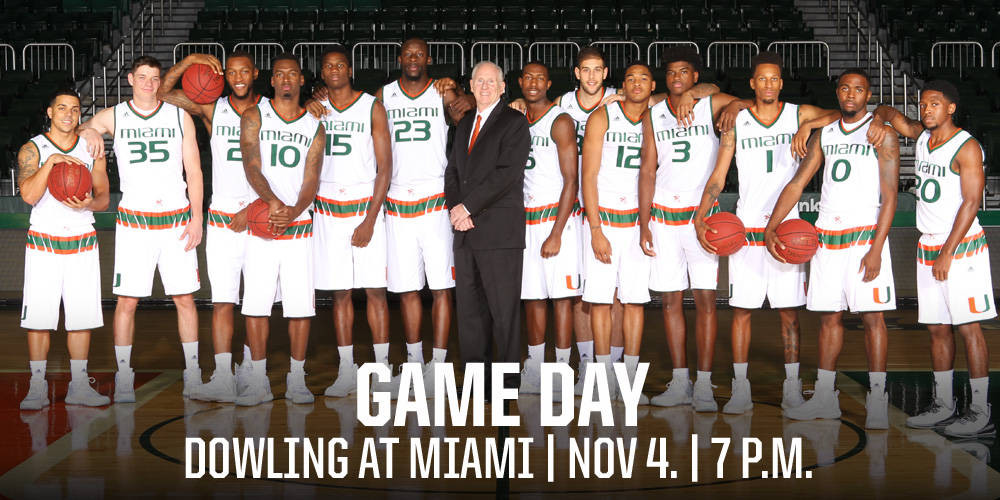 Canes to Host Dowling Wednesday at 7 p.m.