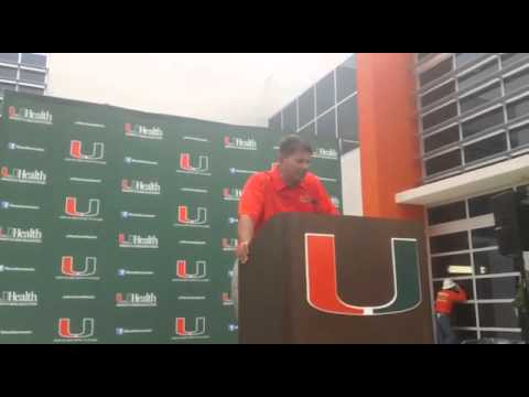 Al Golden #CanesCamp - Aug. 9 2013