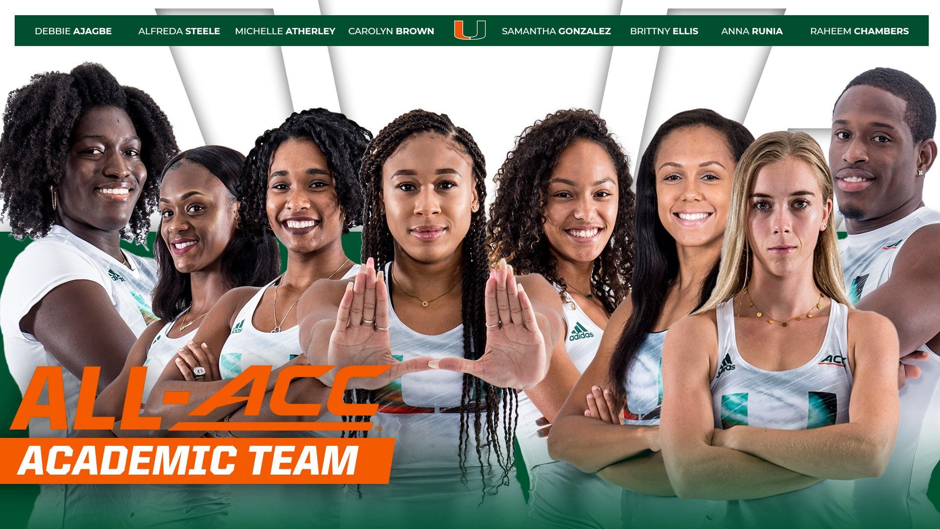 Eight from Track & Field Selected All-ACC Academic