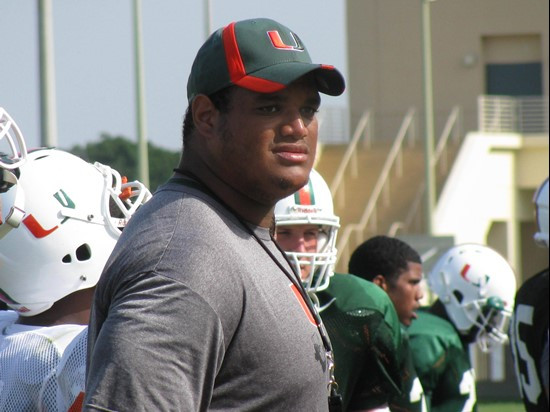 Joel Figueroa served as player coach during the morning practice.