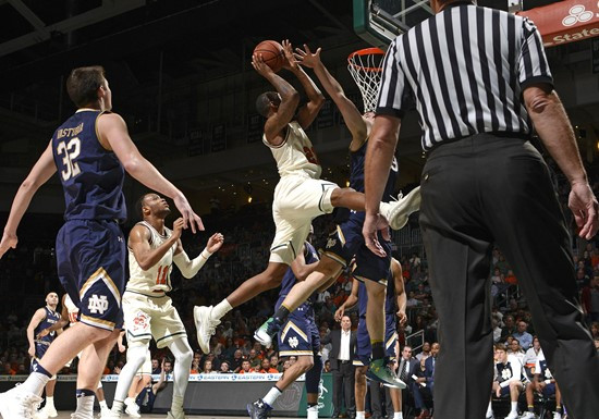 Notre Dame at Miami, Jan. 12, 2017