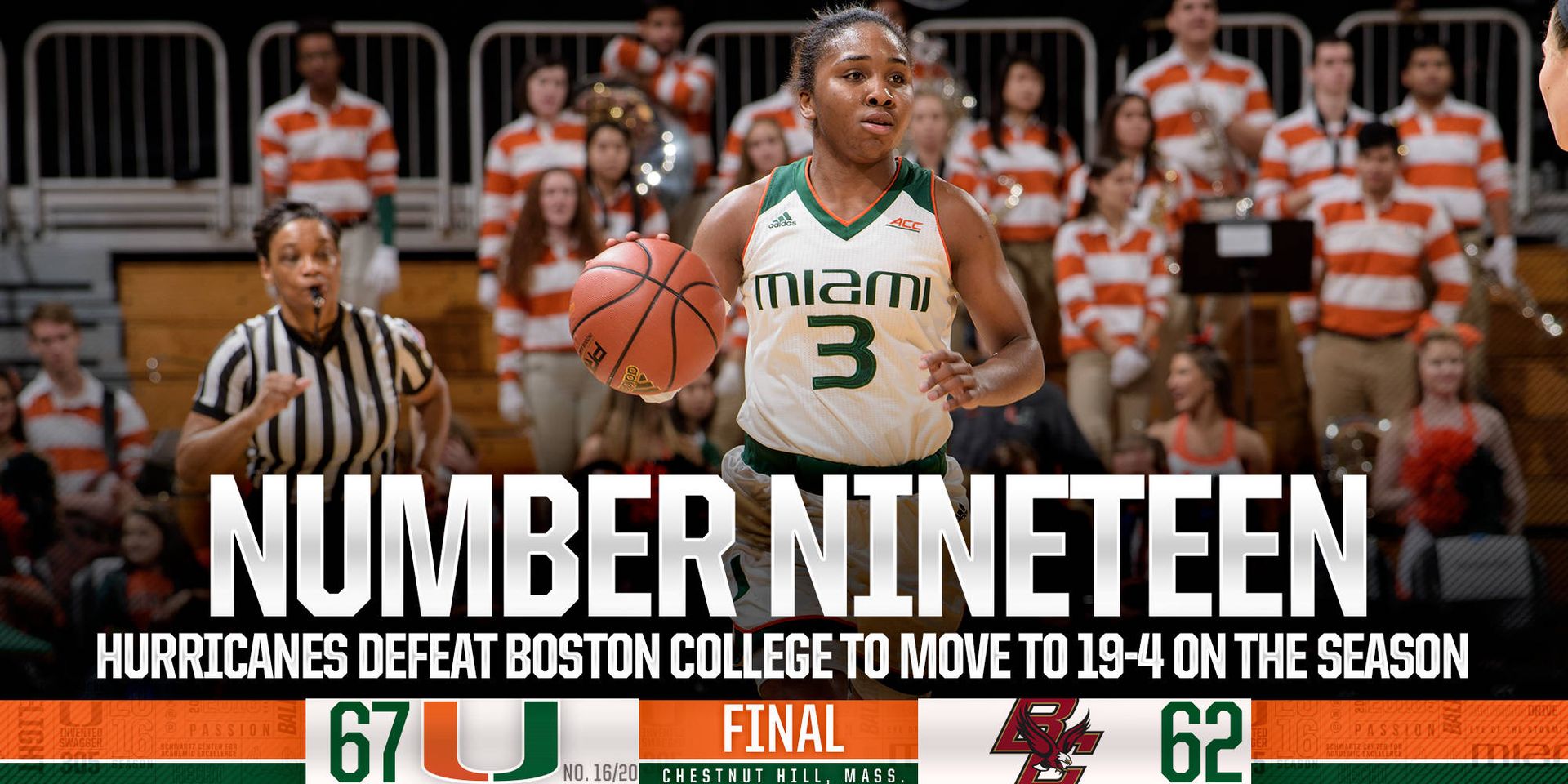 Free Throws Spark @CanesWBB to Win at BC