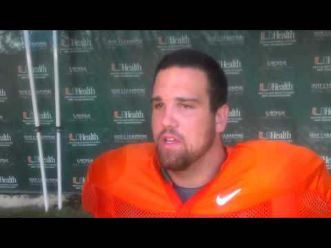 Brandon Linder #CanesCamp - Aug. 5 2013