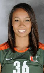 NCAA.COM Profiles Miami Volleyball Player Loessberg