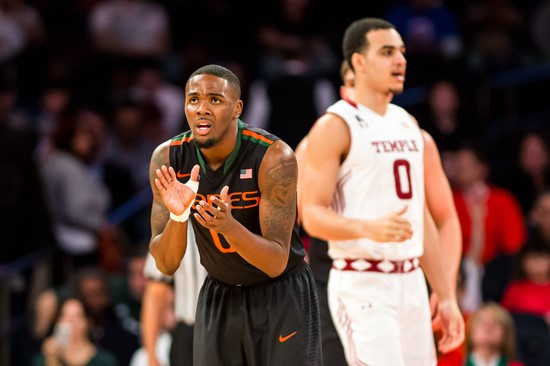 NIT Semifinal - Miami vs. Temple in Madison Square Garden