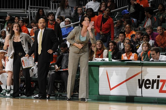 2011 Miami Hurricanes Women's Basketball vs Georgetown - Katie Meier