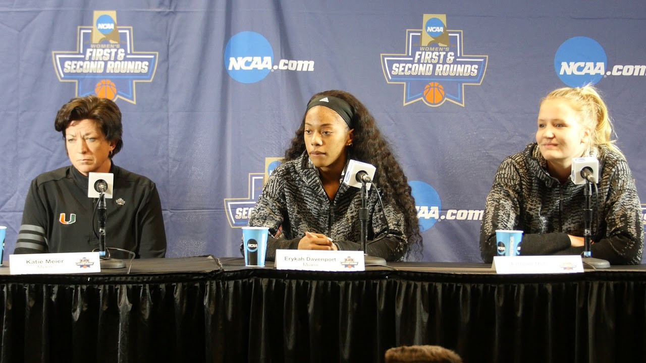 Erykah Davenport & Emese Hof | NCAA Tournament First Round Press Conference