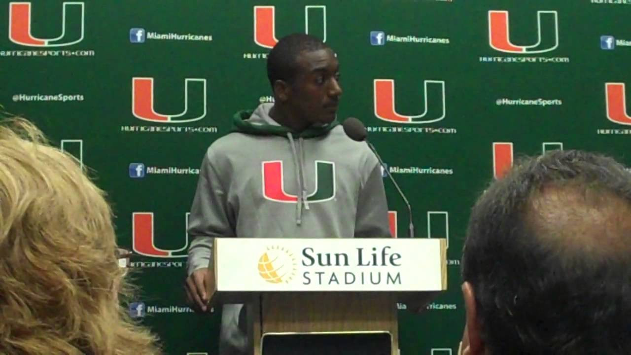 Miami-USF Postgame: Duke Johnson