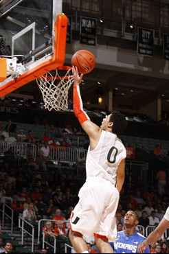 2012 Miami Hurricanes Men's Basketball vs Memphis
