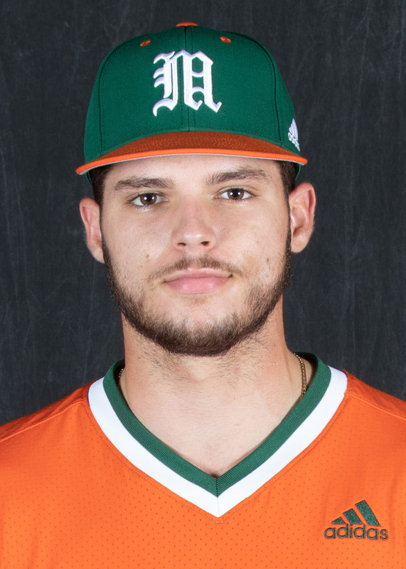 Victor Mederos - Baseball - University of Miami Athletics